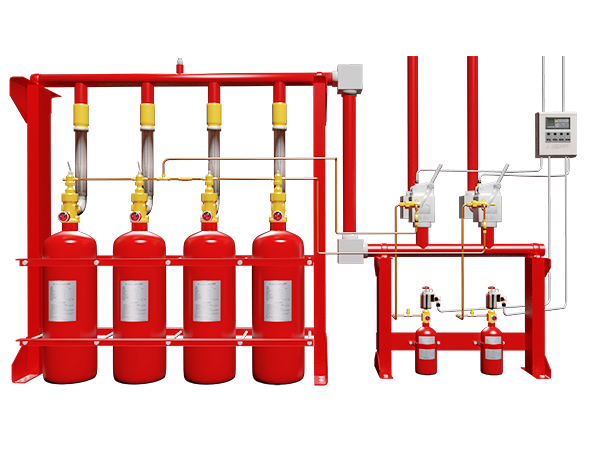 七氟丙烷灭火系统（有管网，4.2MPa）
