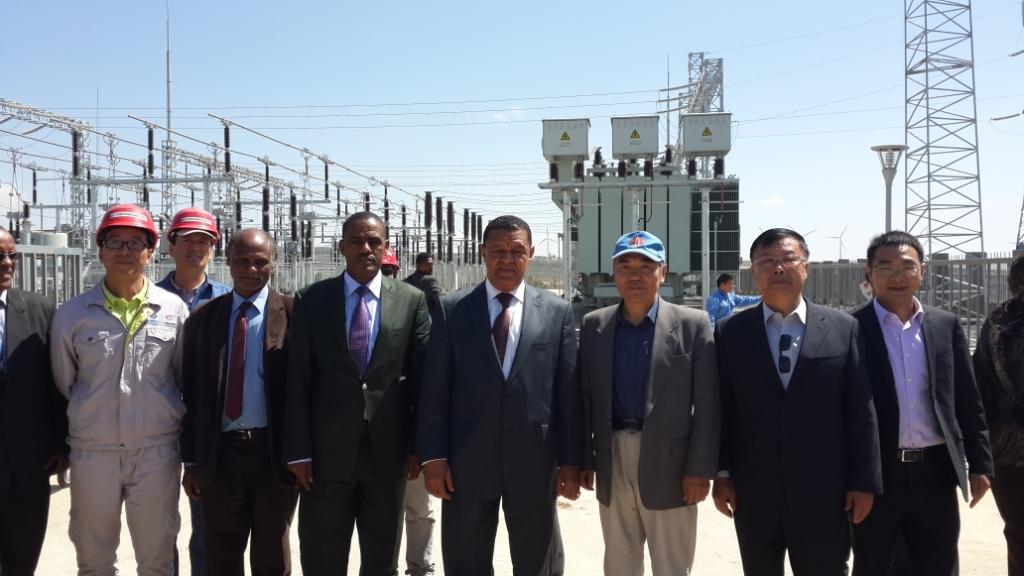 埃塞俄比亚总统穆拉图视察阿达玛风电二期项目