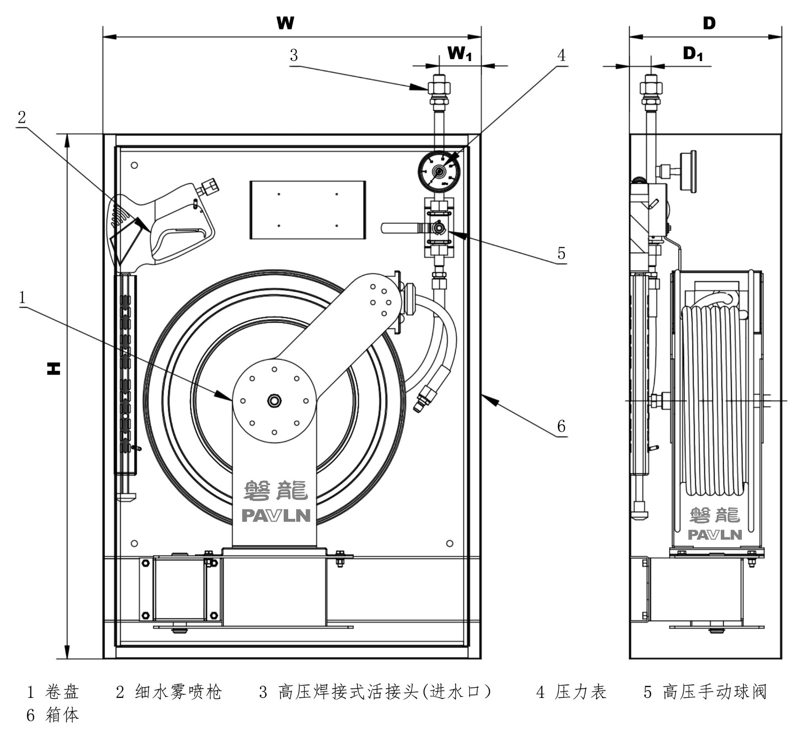 细水雾消火栓箱