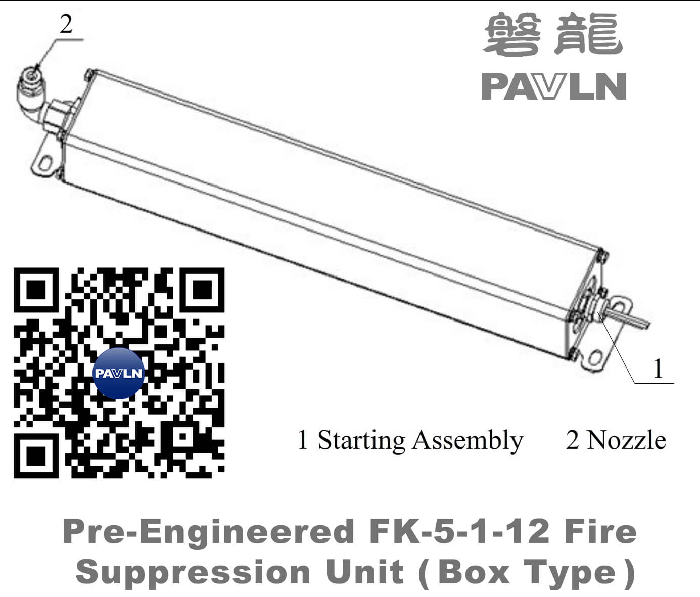 Pre-Engineered FK-5-1-12 Fire Suppression Unit (Box Type)