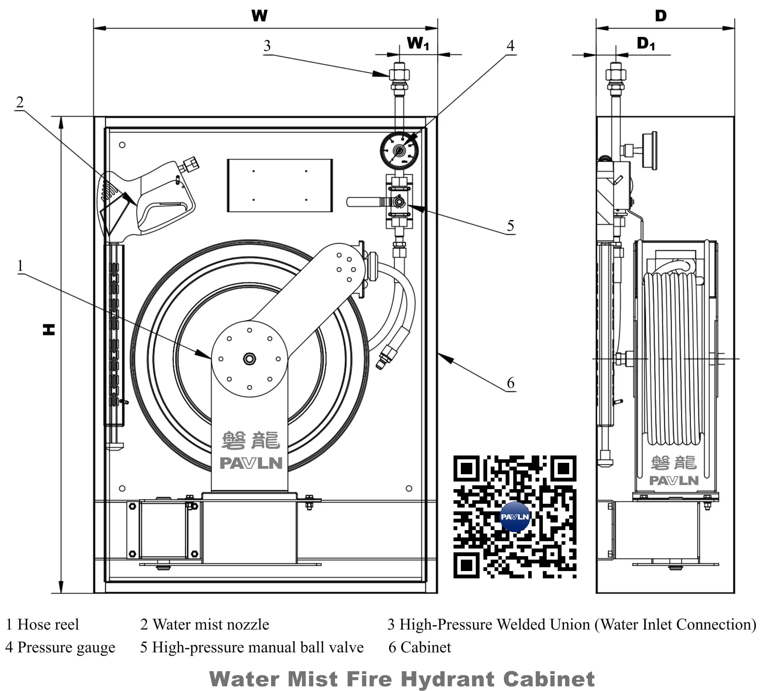 Water Mist Fire Hydrant Cabinet Water Mist Fire Hydrant Cabinet