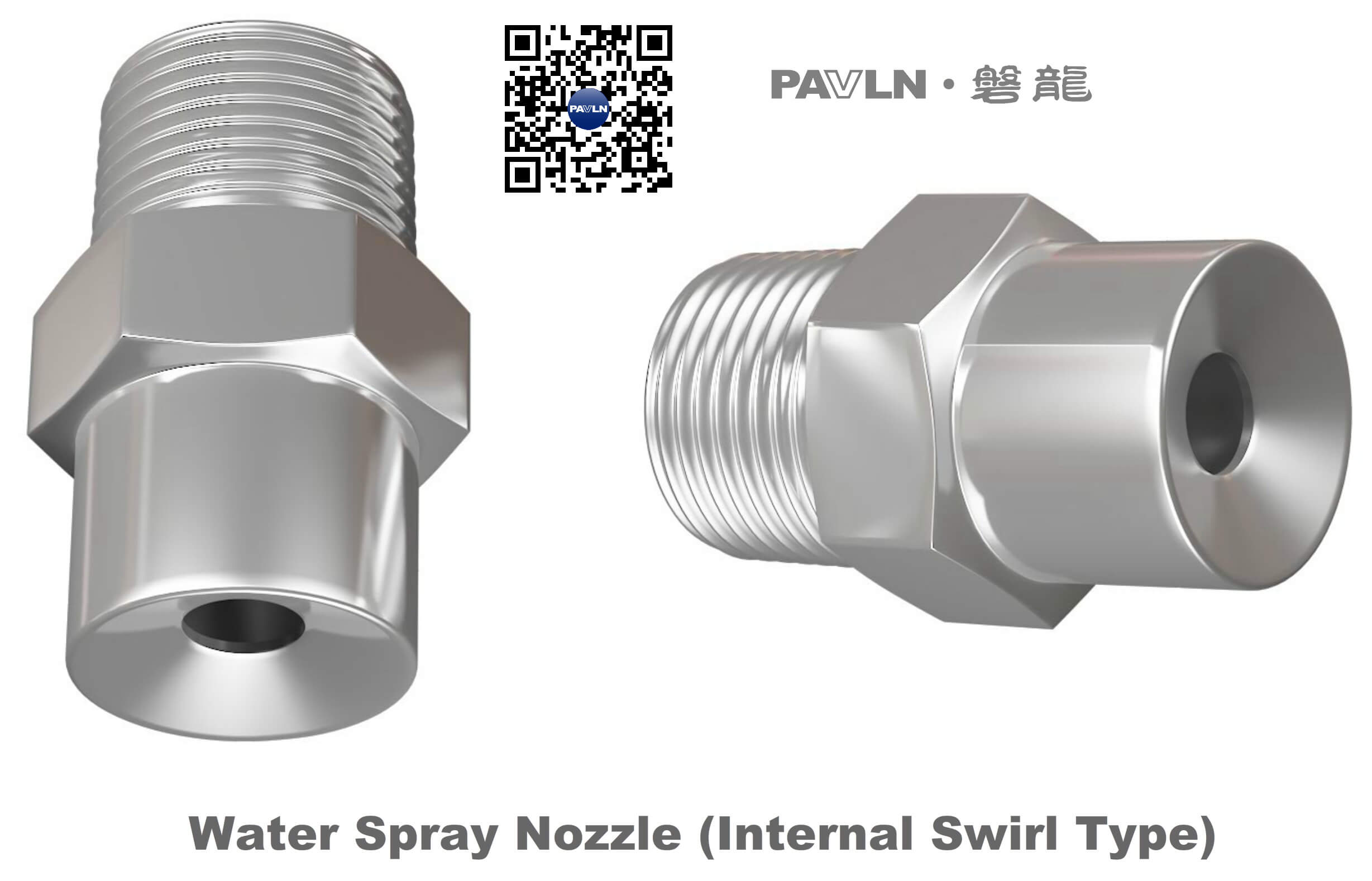 Figure 5. Water Spray Nozzle（Internal Swirl Type）